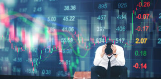 Inwestor zestresowany ujemnym saldem rachunku maklerskiego