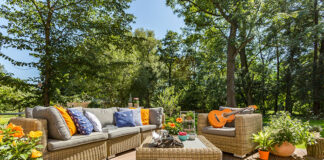 Całoroczne donice na niezadaszony taras